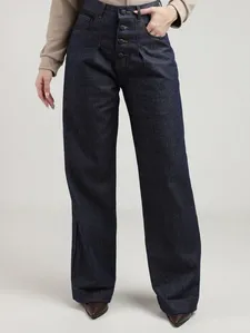 Calça Jeans Wide Leg Autentique Feminina AZUL 40