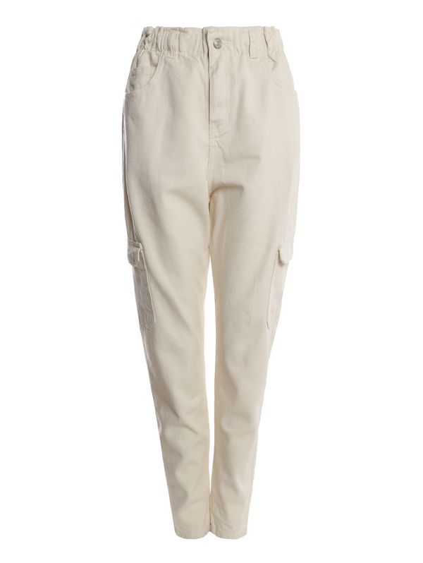 Calça Sarja Clochard Cargo Feminina NATURAL 36