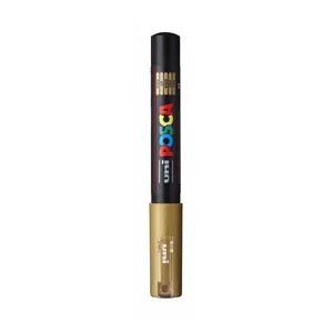 Marcador Multiuso Uniball Artes Posca Ponta Fina Ouro 0.7mm