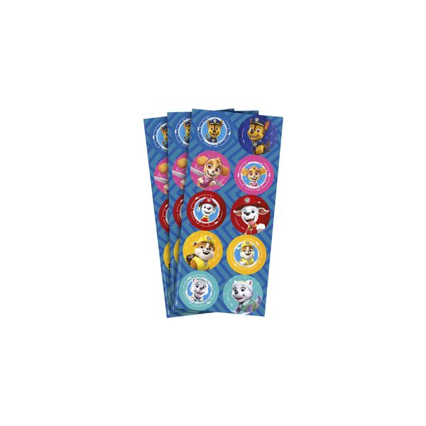 Adesivo Decorativo Patrulha Canina com 3 Cartelas Regina