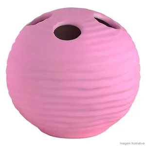 Porta escova de dentes rosa BA9147G Coisas e Coisinhas