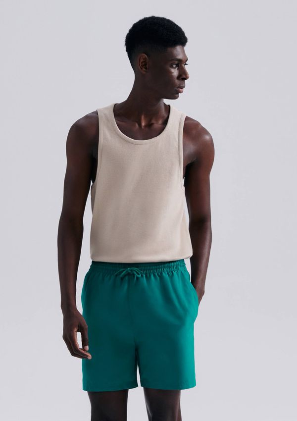 Shorts Praia Básico Masculino - Verde M