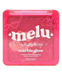 iluminador marble glow neon lights melu rosa UNICO