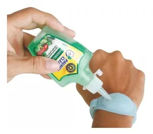 CM410 - Pulseira De Silicone Para Biossegurança Pauher Clean Cor: Azul Claro