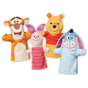 Kit 4 Fantoches de Mão, Tema Winnie the Pooh para Crianças Acima de 2 Anos, Melissa & Doug