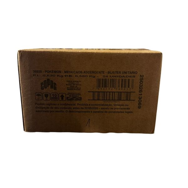 POKEMON TCG BOOSTER BLISTER PACK COM 24 - CAOS ASCENDENTE - COPAG