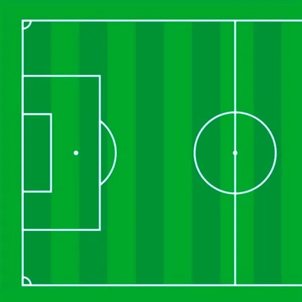 Trilho Mesa Campo Futebol 143x46cm - Nsw Decor