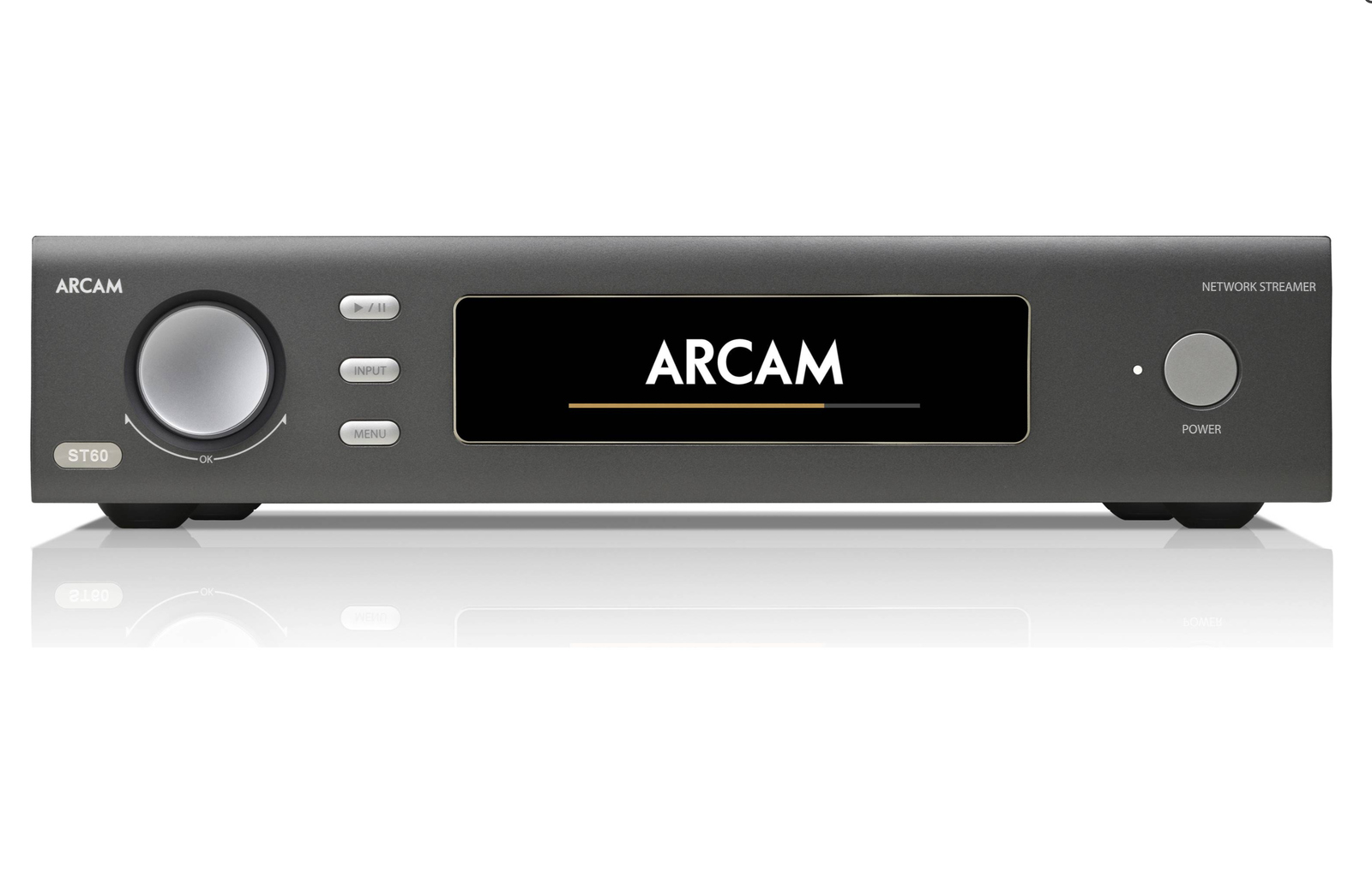 Arcam ST60 - Player de Streaming de Áudio Hi-Fi com DAC ESS Sabre e Conectividade Avançada