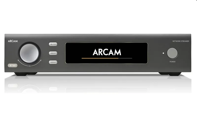 Arcam ST60 - Player de Streaming de Áudio Hi-Fi com DAC ESS Sabre e Conectividade Avançada