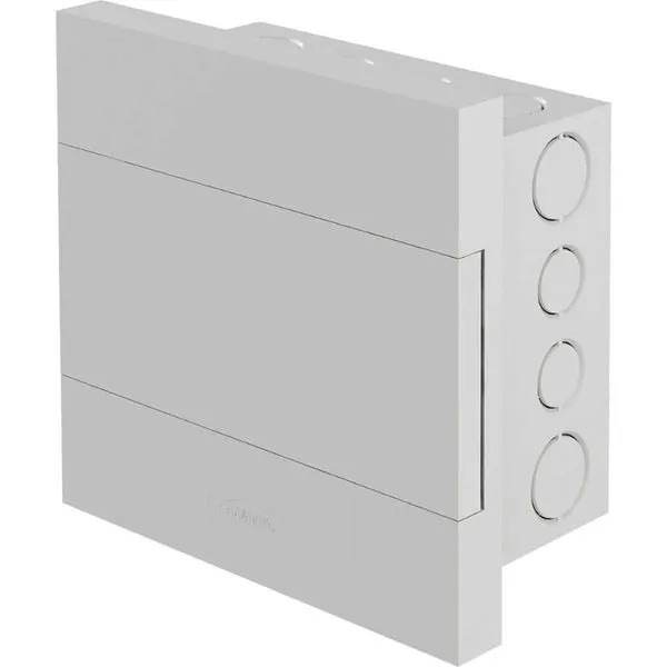 Quadro de Distribuição Amanco Com Barramento 12 Disjuntores Liso Branco (MP)