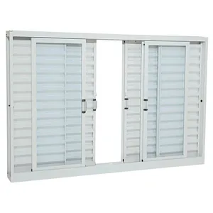 Janela Veneziana de Aço 6 Folhas 100x150x12cm Prátika Sasazaki Branca