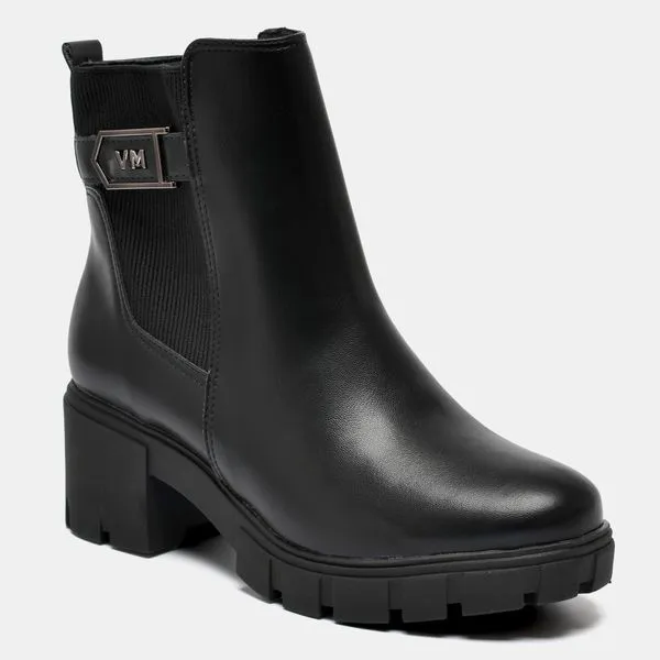 Bota Salto Médio Preto 001-007-01 38