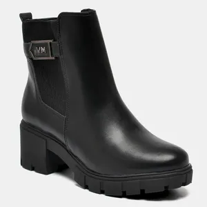 Bota Salto Médio Preto 001-007-01 37