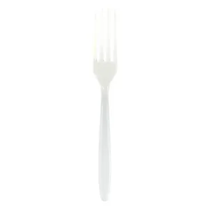 Garfo Linha Forte Plástico Ps Branca 20 Unidades Ref.TBFGRB20F Bello Festas