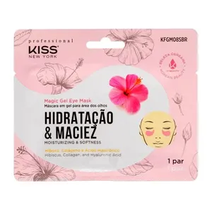 Máscara em Gel para Área dos Olhos Kiss New York Hidratação & Maciez 1 Par