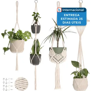 Suporte Para Vasos Nook Theory 4 Peças Creme A-MBI