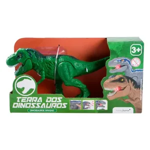 Dinossauro Terra dos Dinossauros Invasão com Som e Luz (3 Baterias LR41 Inclusas) Plástico Sortido LM3203 - honeyhome