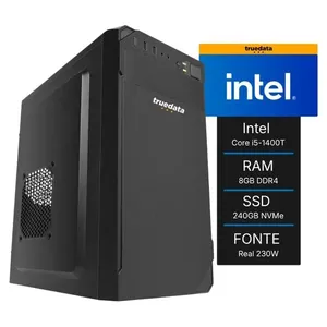 Computador Desktop Truedata Get Intel Core I5 10ª Geração 8GB SSD 240GB Fonte 230W 73580 (MP)