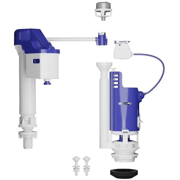 Mecanismo Completo Universal Duplo MDU3-R para Caixa Acoplada com 3 Acionamentos e Regulagem Telescópica Astra Mecanismo Completo Universal Duplo MDU3-R para Caixa Acoplada com 3 Acionamentos Astra