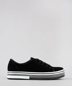 Tênis Feminino Beira Rio Flatform Preto 35
