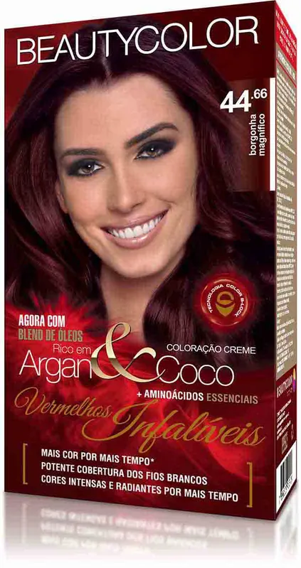 Tintura BeautyColor Kit 44 66 Borgonha Magnífico TINT BEAUTY COLOR KI