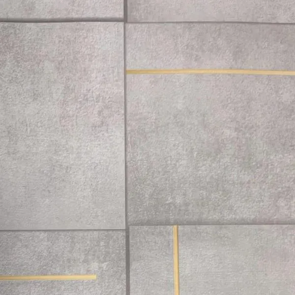 Papel De Parede Santorini Geométrico Cinza Sn162