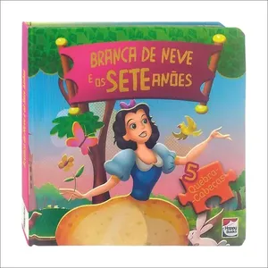 Livro - Clássicos em Quebra-Cabeças - Disney - Princesas - Branca de neve - Happy Books