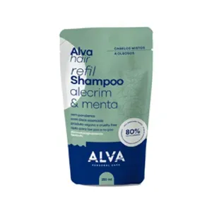 Refil Shampoo Alecrim E Menta Alva 250ml
