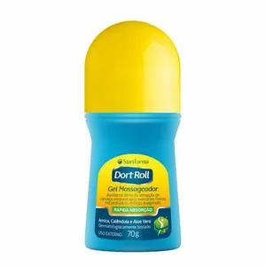 Gel Massageador Start Farma Dort Roll Arnica, Calêndula e Aloe Vera 70g