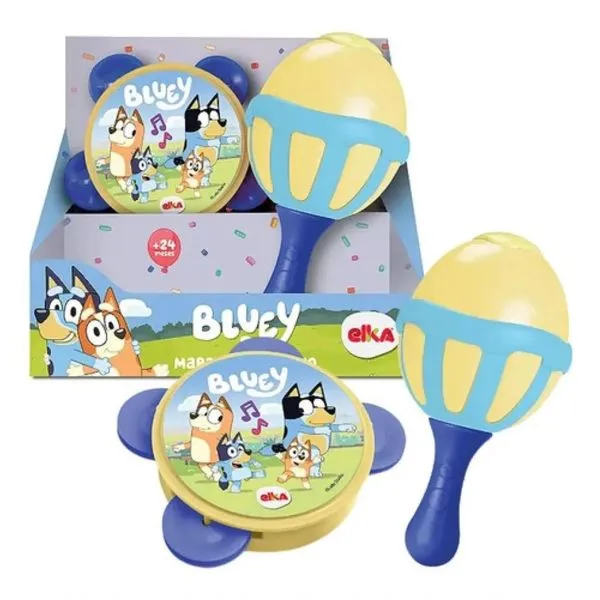 Brinquedo de Instrumentos Maraca e Pandeiro 1313 para Crianças Amarelo Elka Brinquedo de Instrumentos Maraca e Pandeiro 1313 Infantil Amarelo Elka