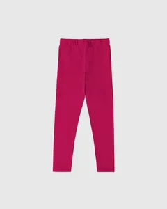 Calça Legging Infantil Em Algodão Malwee Kids Rosa - 3