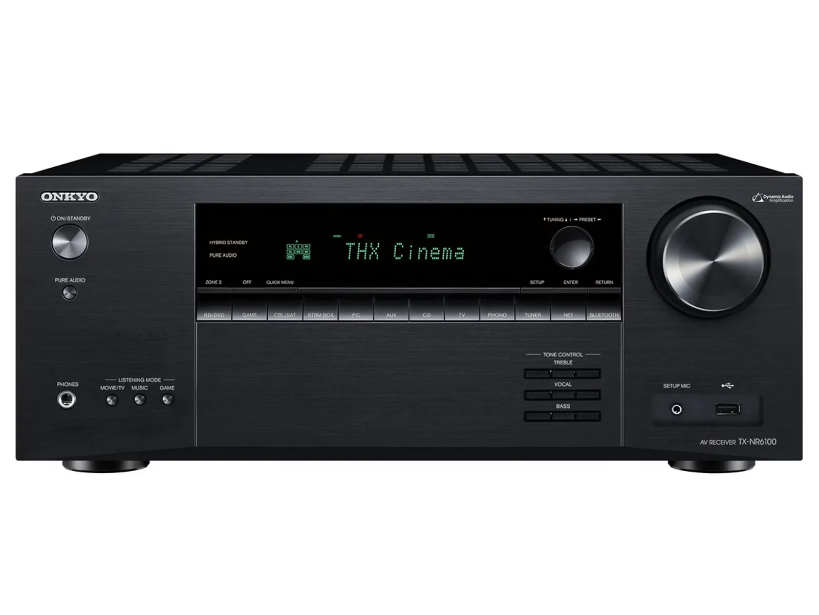 220v - Onkyo TX-NR6100 Receiver 7.2CH Dolby Atmos THX HDMI 2.1 COM 8K e Zona 2 - 220v