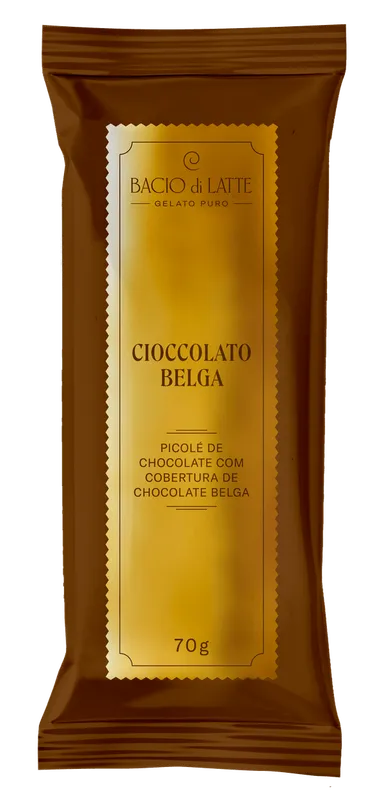 Picole Bacio Di Latte Cioccolato Belga C/ Cobertura 70G