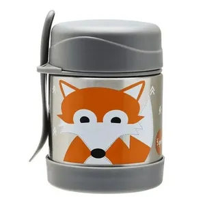 Pote Térmico Inox Com Talher 3 Sprouts Raposa