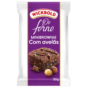 Mini Brownie de Avelã Pack Wickbold - 30g