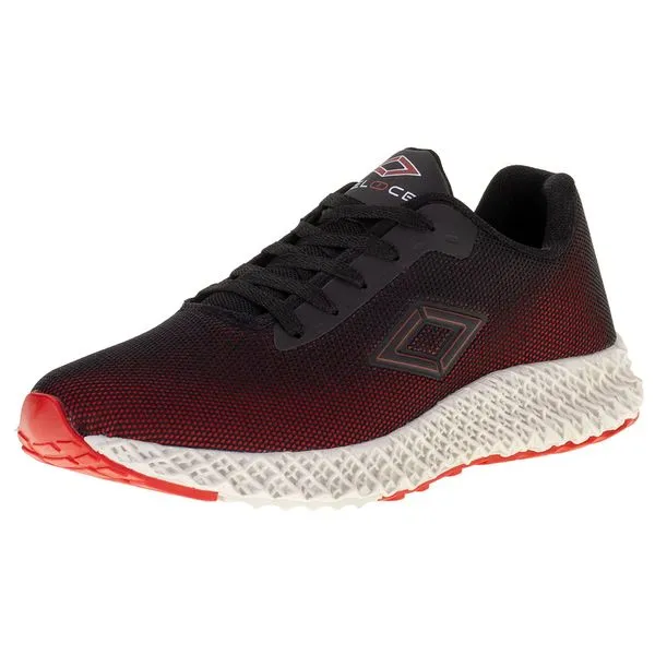 Tênis Masculino Veloce - V4036 PRETO/VERMELHO 42