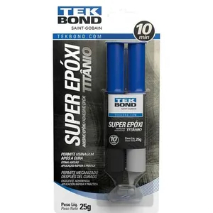 ADESIVO EPOXI ARALDITE SUPER TITANIO 25G 10MIN TEKBOND