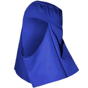 Touca Soldador Árabe Brascamp Sem Aba Brim Com Elástico E Velcro Azul (MP)