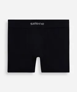 cueca boxer infantil de poliamida preta M
