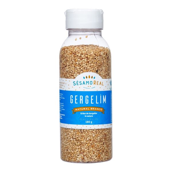 Gergelim Natural Branco Sésamo Real 180g