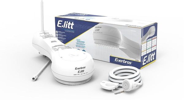 Chuveiro Eletrônico Enerbras E-LITT Branco 5500W 127V