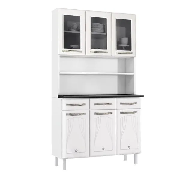 Armário de Cozinha Telasul Cristal 819210 Branco