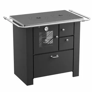 Fogão a Lenha com Forno 4 Bocas Elevare Industrial Master N°01 Esquerdo Chapa Ferro Fundido Preto Fogão a Lenha 4 Bocas Elevare Industrial Master N°01 Esquerdo Chapa Ferro Fundido Preto