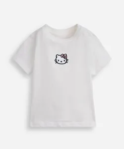 Camiseta infantil Hello Kitty off white 3