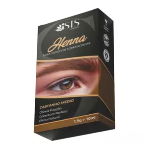Henna Isis para Sobrancelhas Castanho Médio