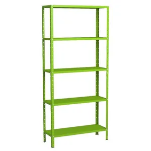 Estante Aço 5 Prateleiras Livros Cozinha Quarto Eaf005 Verde
