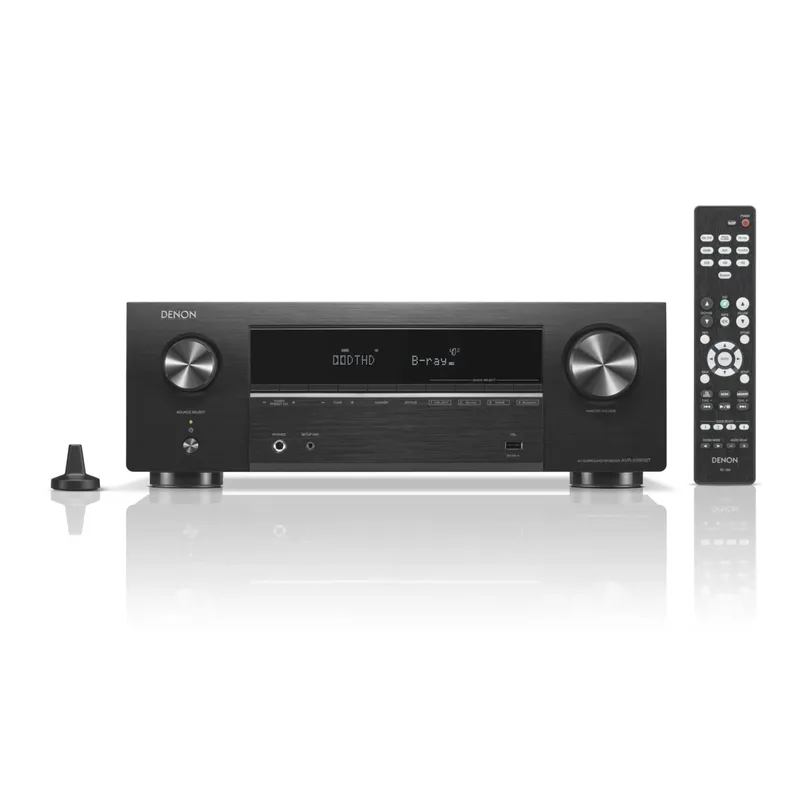 ( 220v ) Receiver Denon AVR-X580BT Bluetooth, Dolby Vision, HDR10+, 5.2 canais 8K ( 220v )