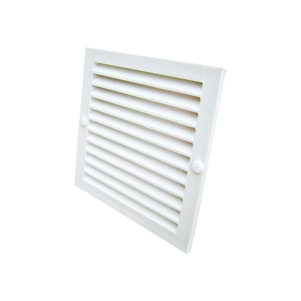 Grade de Ventilação WDB 15X15cm com Tela Branca