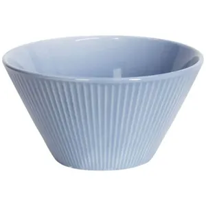 Tigela De Porcelana Watts Listras Azul Média 333602 (MP)