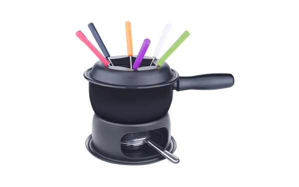 Conjunto para Fondue 11 Peças - Fondue e Petiscos Preto